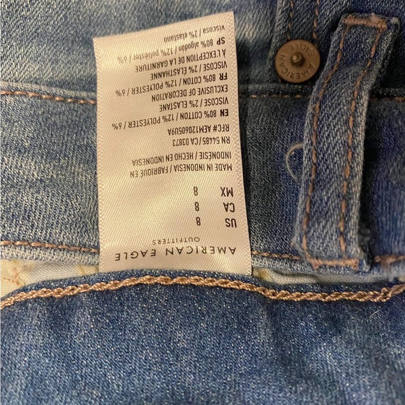 American Eagle cut-off shirts size 8 - Picture 3 of 3